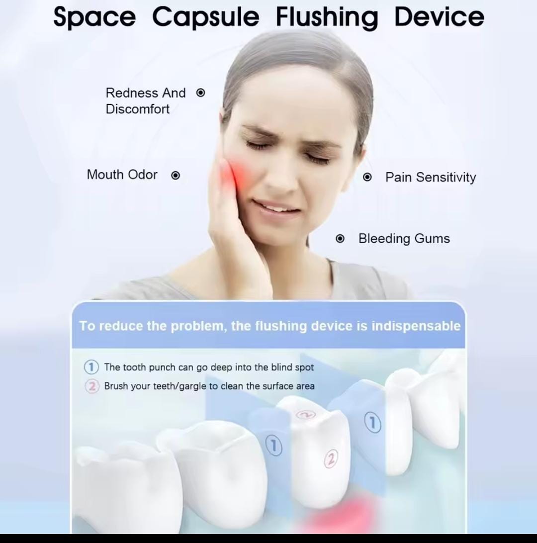 Irrigador Bucal Oral Recargable Portatil